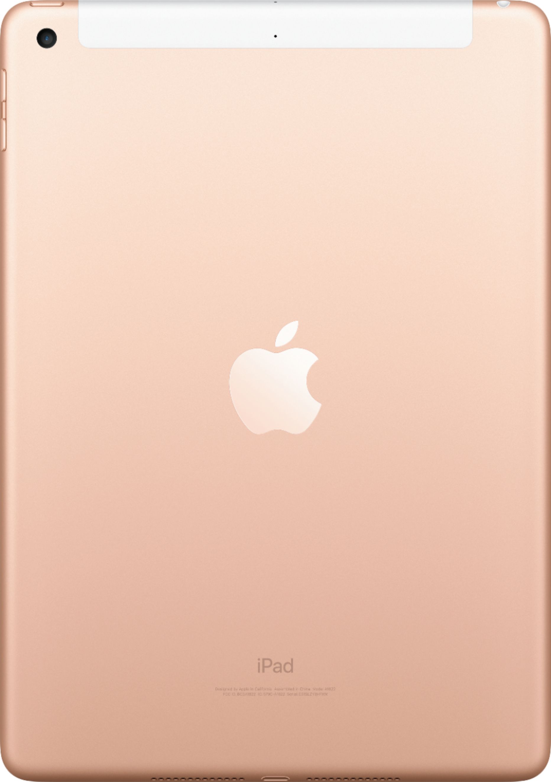 

Apple - Geek Squad Certified Refurbished iPad 6th gen with Wi-Fi + Cellular - 32GB (Unlocked) - Gold