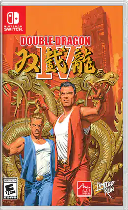 Front. Limited Run Games - Double Dragon IV. - E10+ (Everyone 10+)