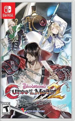 Front. Limited Run Games - Bloodstained: Curse of the Moon 2. - T (Teen 13+)