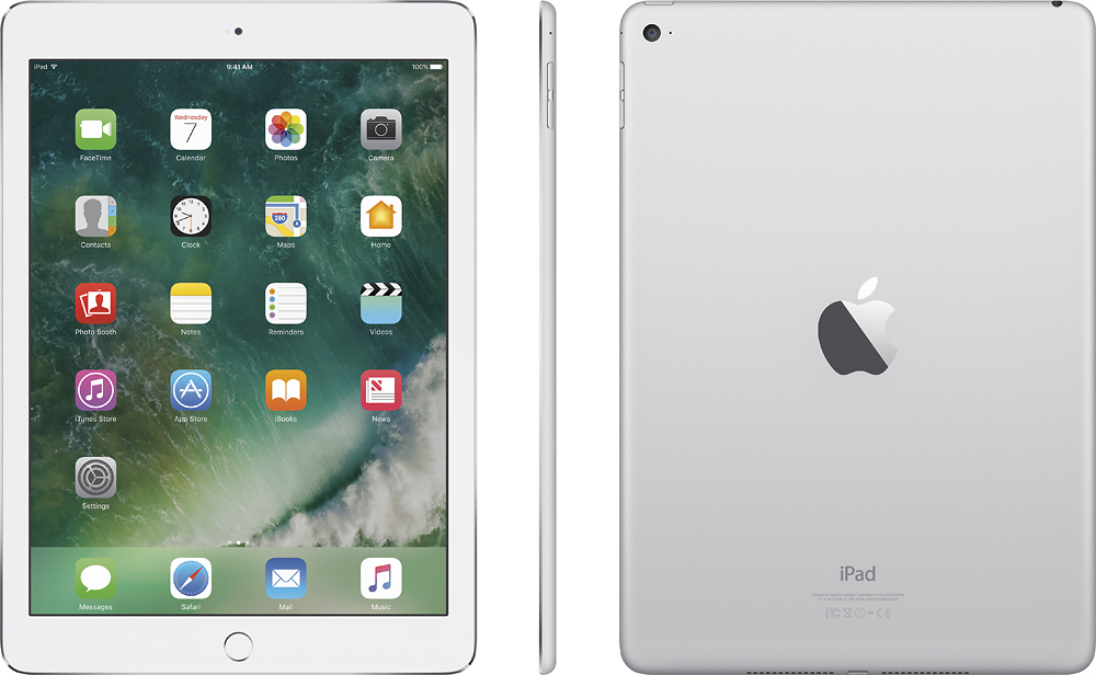 Apple - Geek Squad Certified Refurbished iPad Air 2 Wi-Fi 16GB - Silver