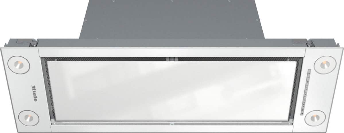 Miele - 36 inches - Recirculating - Range Hood Insert - Brilliant White - Front_Zoom