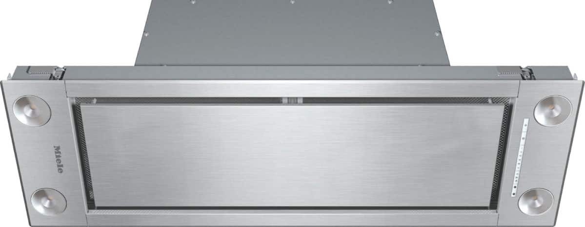 Miele - 36 inches - Recirculating - Range Hood Insert - Stainless Steel - Front_Zoom