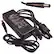 Front. DENAQ - AC Power Adapter and Charger for Select HP Laptops and Tablets - Black.