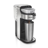 Hamilton Beach - The Scoop Single-Serve Coffee Maker with Removable Reservoir - BLACK - Front_Zoom