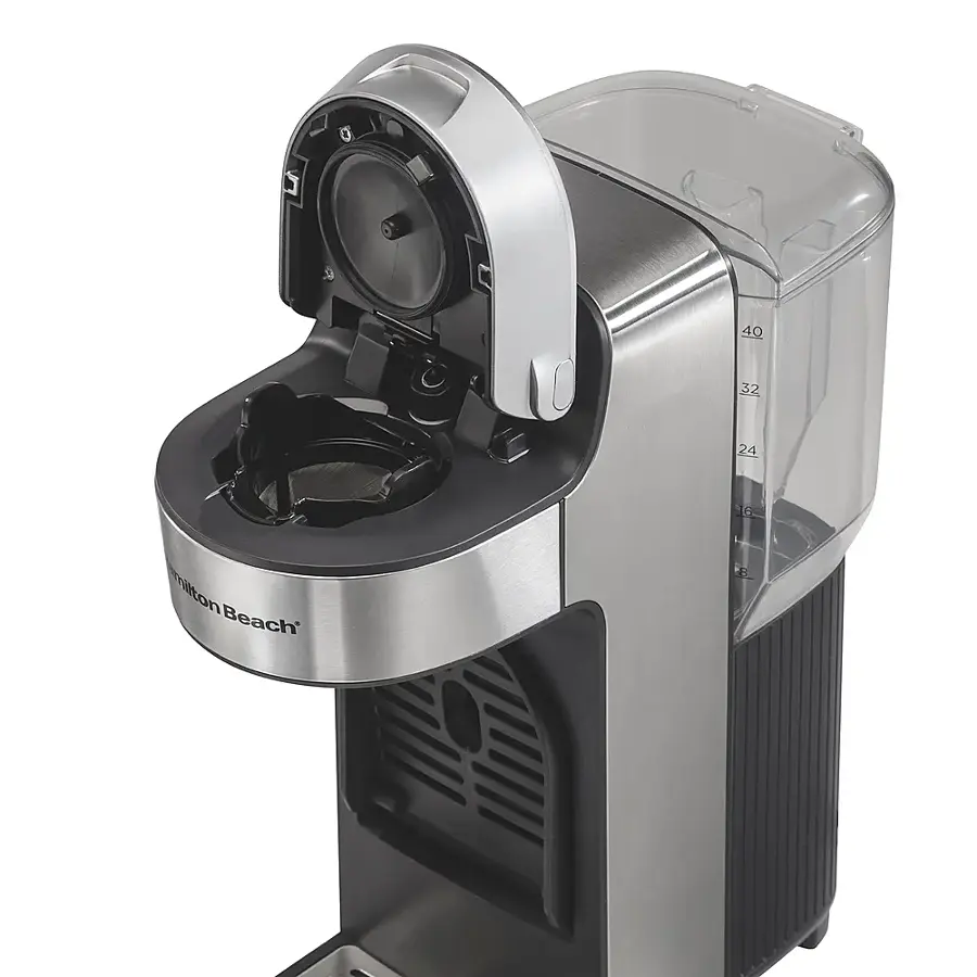 Alt View 18. Hamilton Beach - The Scoop Single-Serve Coffee Maker with Removable Reservoir - Black.