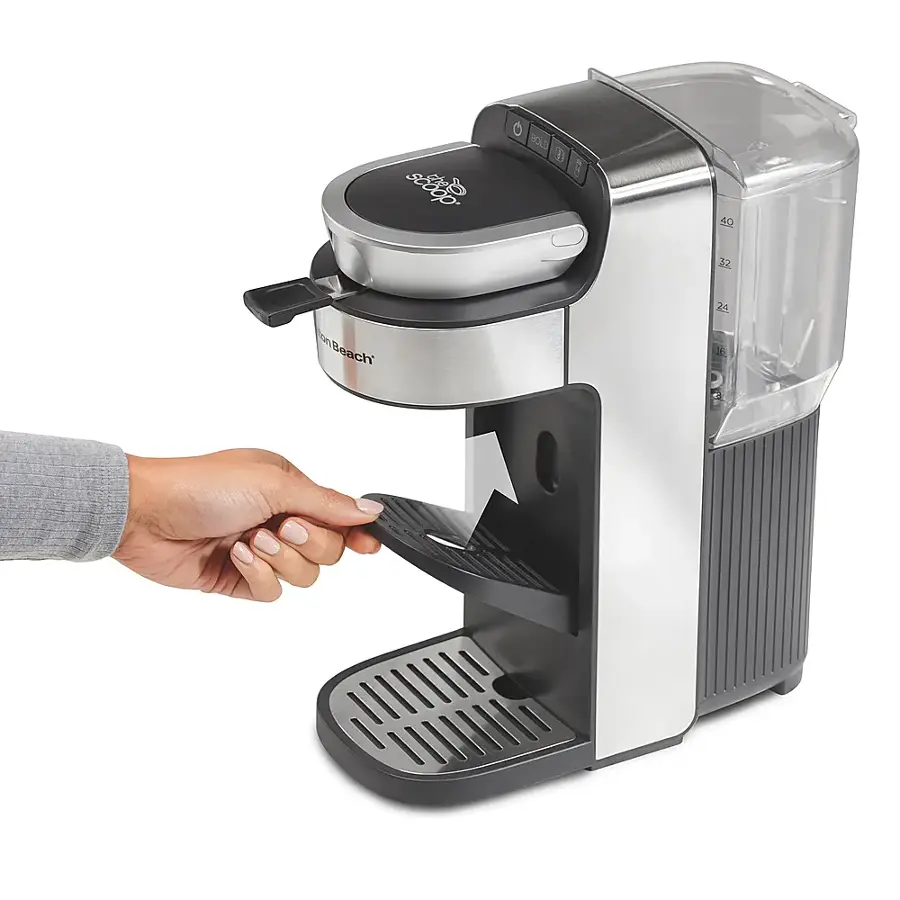 Alt View 20. Hamilton Beach - The Scoop Single-Serve Coffee Maker with Removable Reservoir - Black.