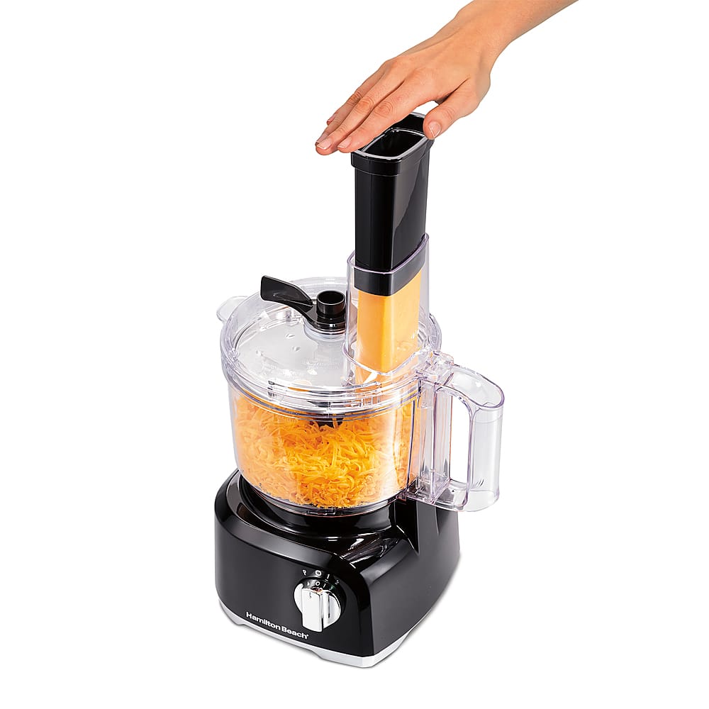 Alt View 13. Hamilton Beach - 8 Cup Food Processor with Built-In Bowl Scraper - Black.