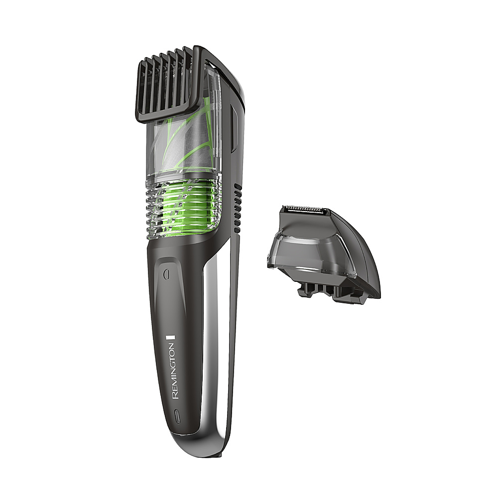 Angle View: Remington - Vacuum Rechargeable Hair Trimmer Dry - black