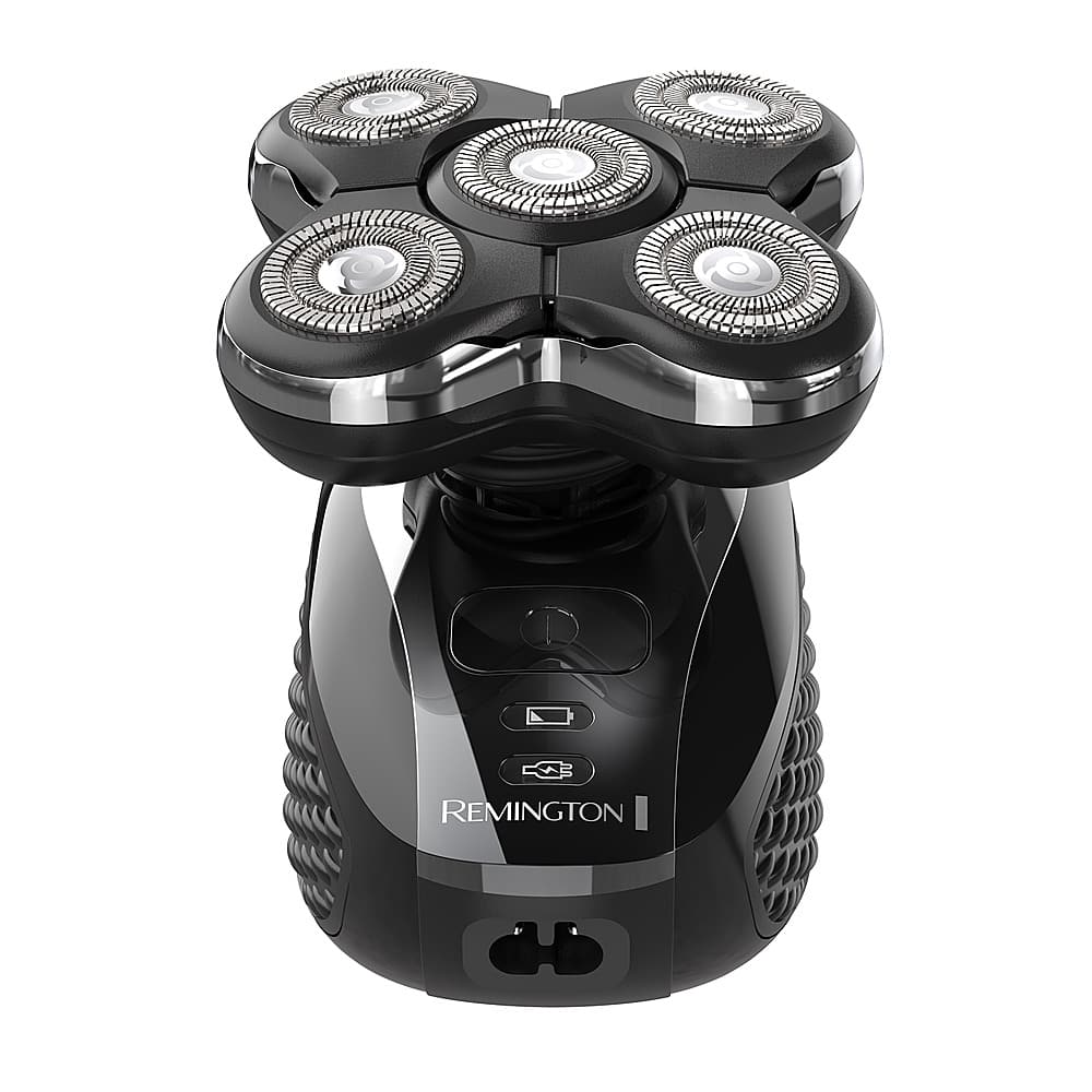 Angle. Remington - Balder Pro Rechargeable Electric Shaver - Black.