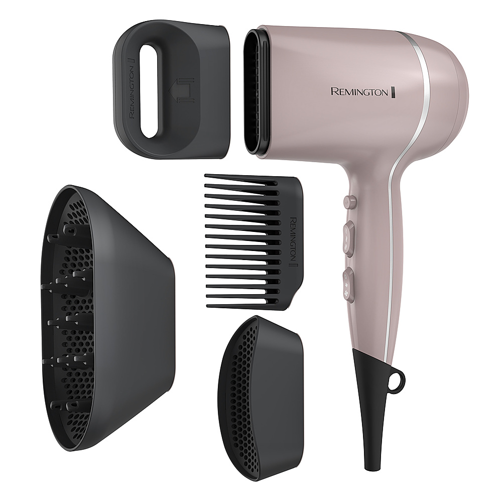 Angle View: Shark - IQ AirWave Attachment for HyperAIR Hair Dryers | Styling Tools | Touchless Hair Waver | For Straight and Wavy Hair - Stone