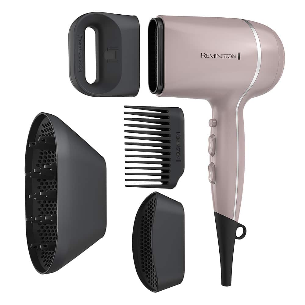 Angle. Remington - Pro Wet2Style Ceramic Hair Dryer - Pink.