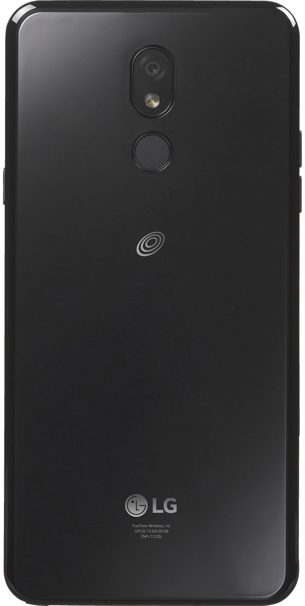 Back View: Simple Mobile LG Stylo 5 | 32GB | Black | Prepaid Smartphone | Brand New