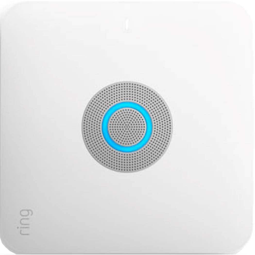 Front. Ring - Alarm Pro Base Station - White.