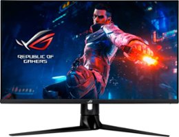 ASUS - ROG Swift 32” IPS 4K 144Hz HDMI 2.1 1ms G-SYNC Gaming Monitor with HDR (DisplayPort,USB) - Front_Zoom