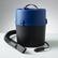 Alt View 1. RoadPro - 12-Volt Wet/Dry Canister Vacuum - Blue and Black.