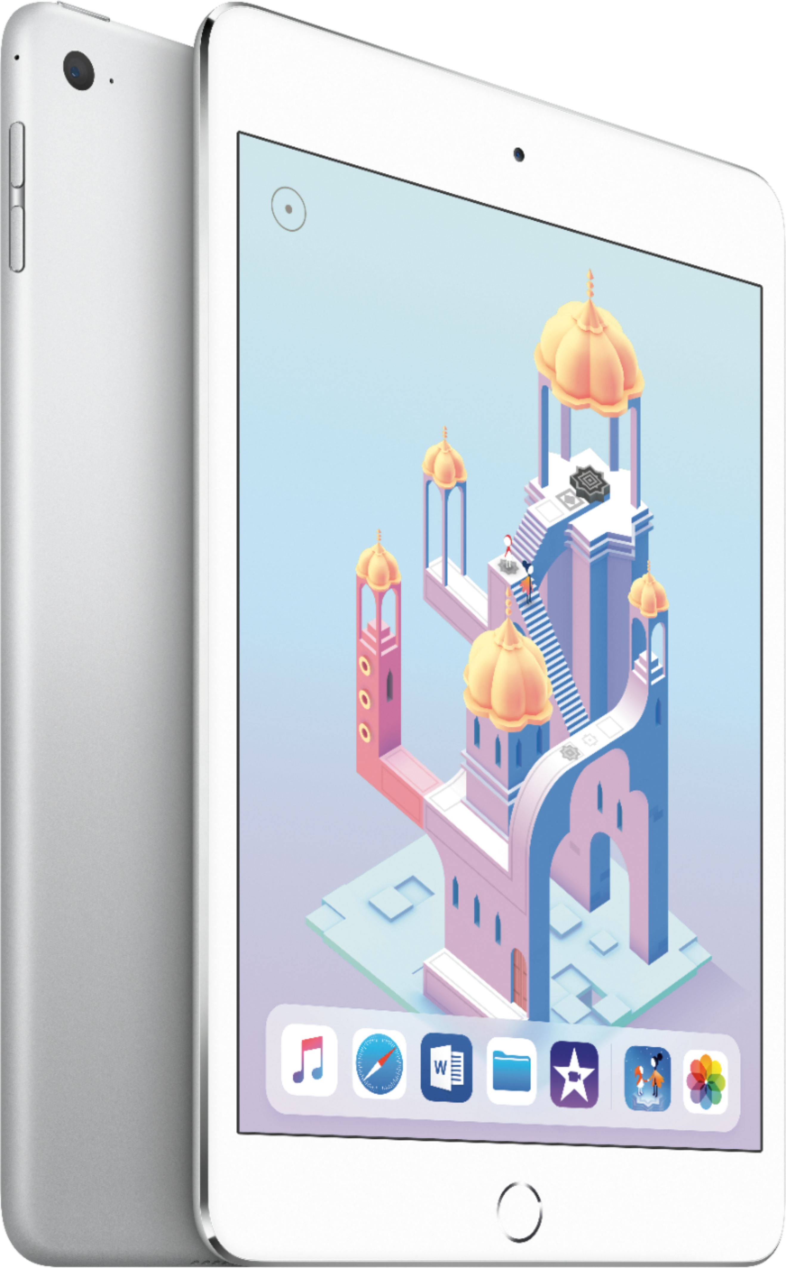 Apple Geek Squad Certified Refurbished iPad mini 4 Wi-Fi 128GB Silver GSRF  MK9P2LL/A - Best Buy