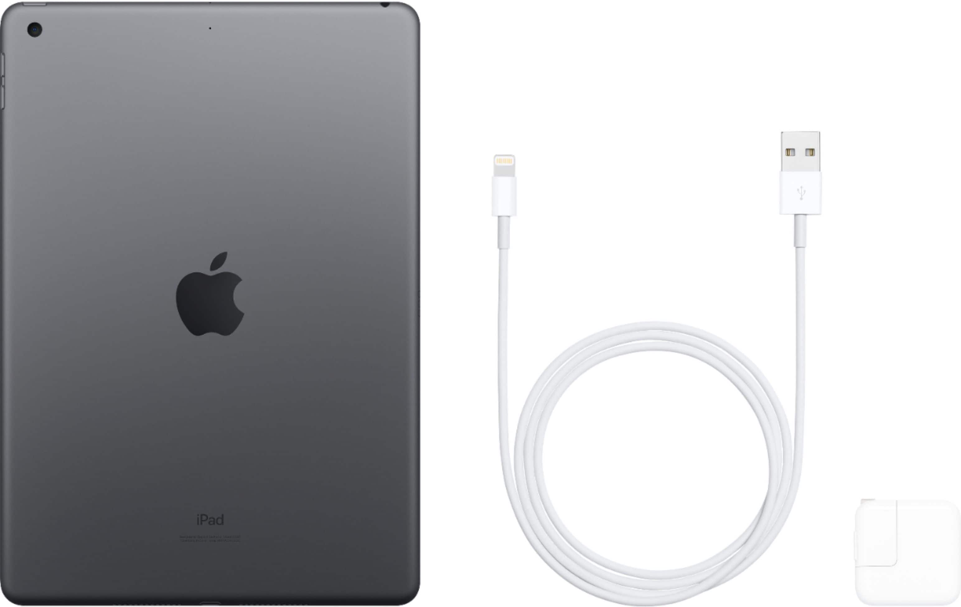 Alt View 16. Apple - Geek Squad Certified Refurbished 10.2-Inch iPad (7th Generation) with Wi-Fi - 32GB - Space Gray.
