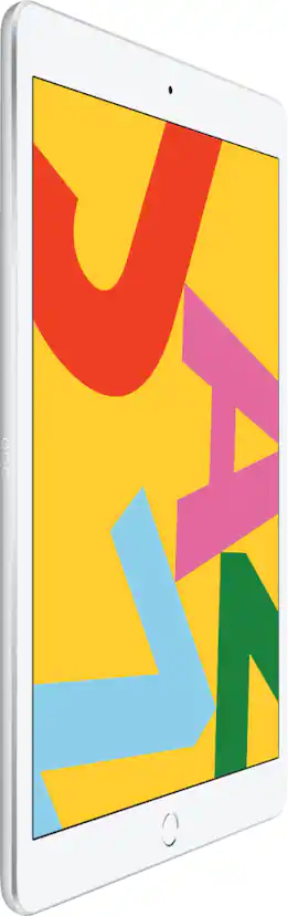 Apple - Geek Squad Certified Refurbished 10.2-Inch iPad - - (7th Generation) with Wi-Fi - 32GB - Silver