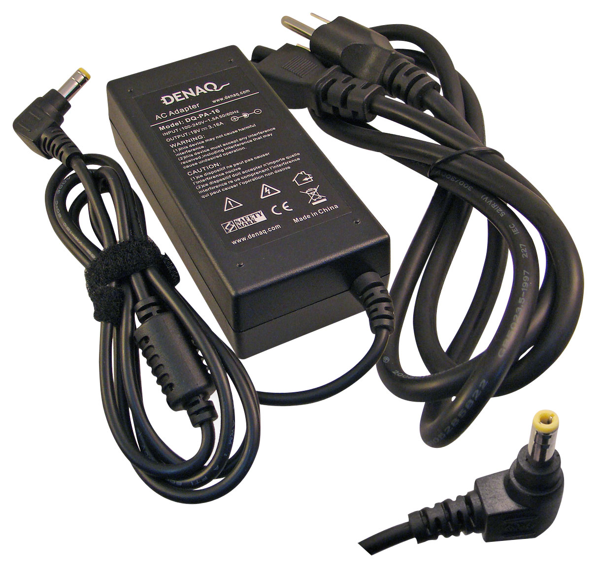 DENAQ AC Power Adapter and Charger for Select Dell Inspiron and Latitude  Laptops Black DQ-PA-16-5525 - Best Buy
