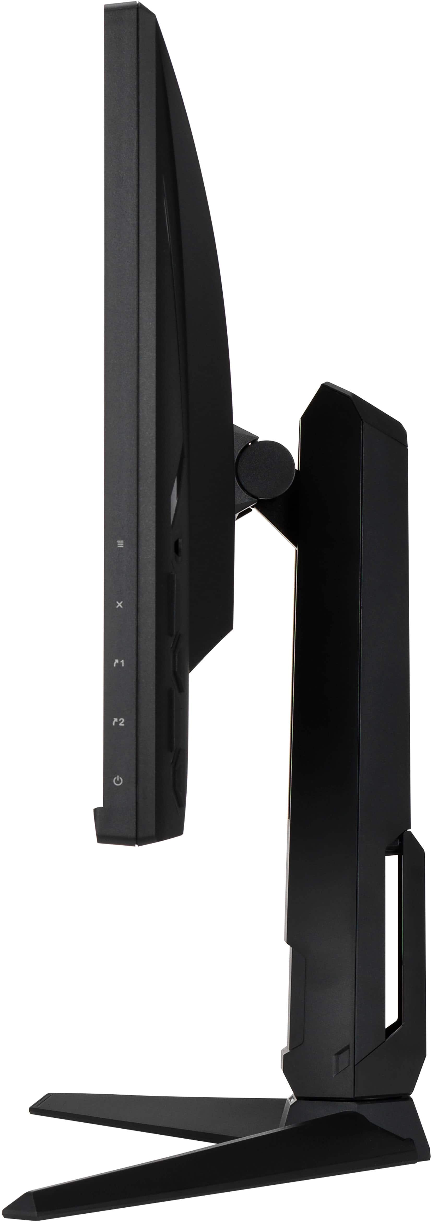 Left. ASUS - TUF 28” Fast IPS 4K 144Hz HDMI 2.1 1ms G-SYNC/FreeSync Gaming Monitor with HDR (DisplayPort,USB) - Black.