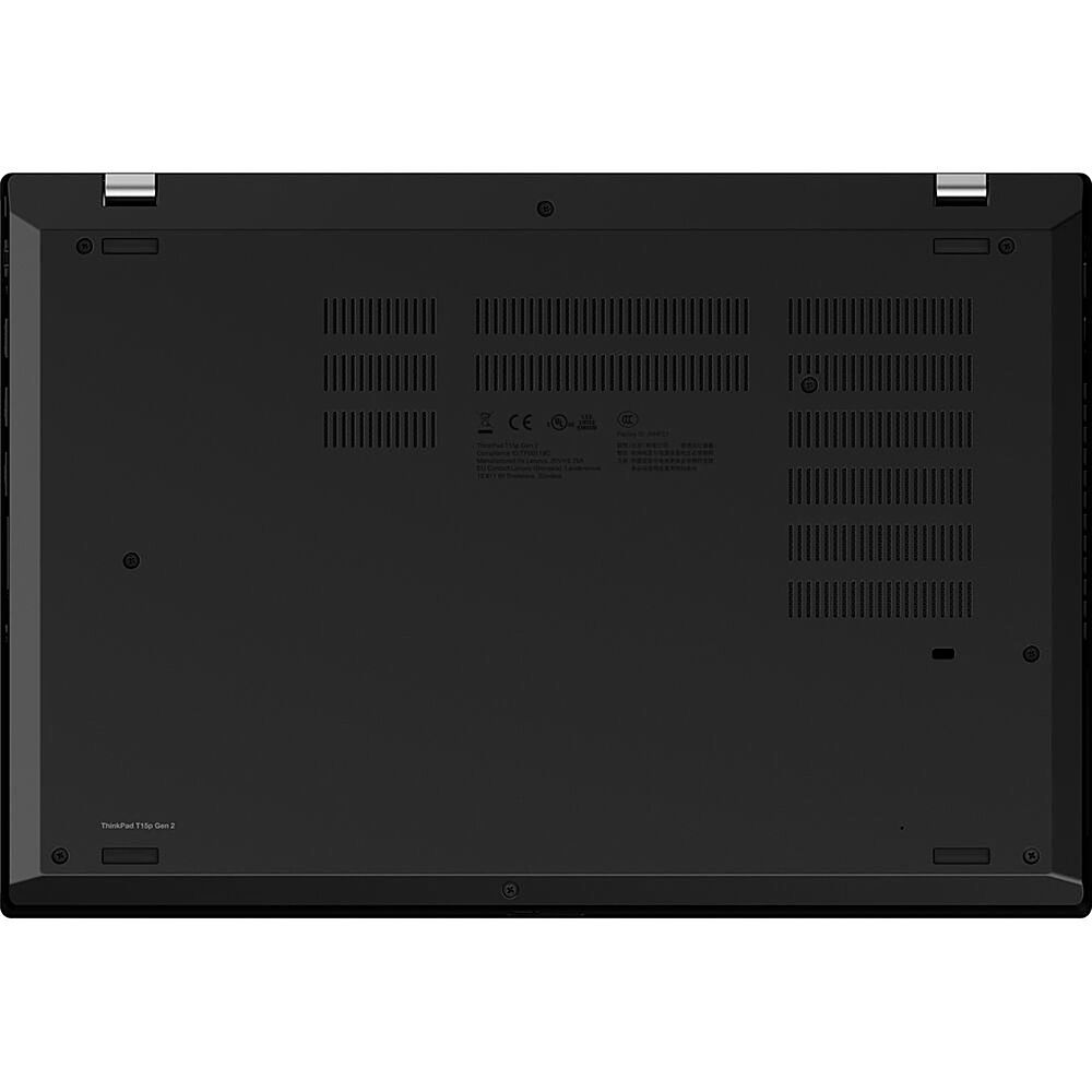 Angle View: Lenovo - ThinkPad T15p Gen 2 - Intel Core i5-11400H - 15.6" FHD Laptop -256GB SSD - Black