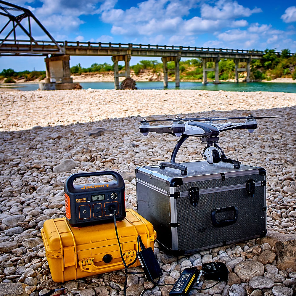 Alt View 15. Jackery - Explorer 290 Portable Power Solar Generator - Black.