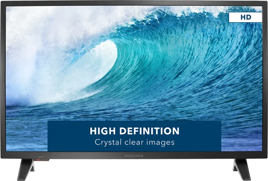 The text on the image reads "HD High Definition Crystal clear images INSIGNIA."
