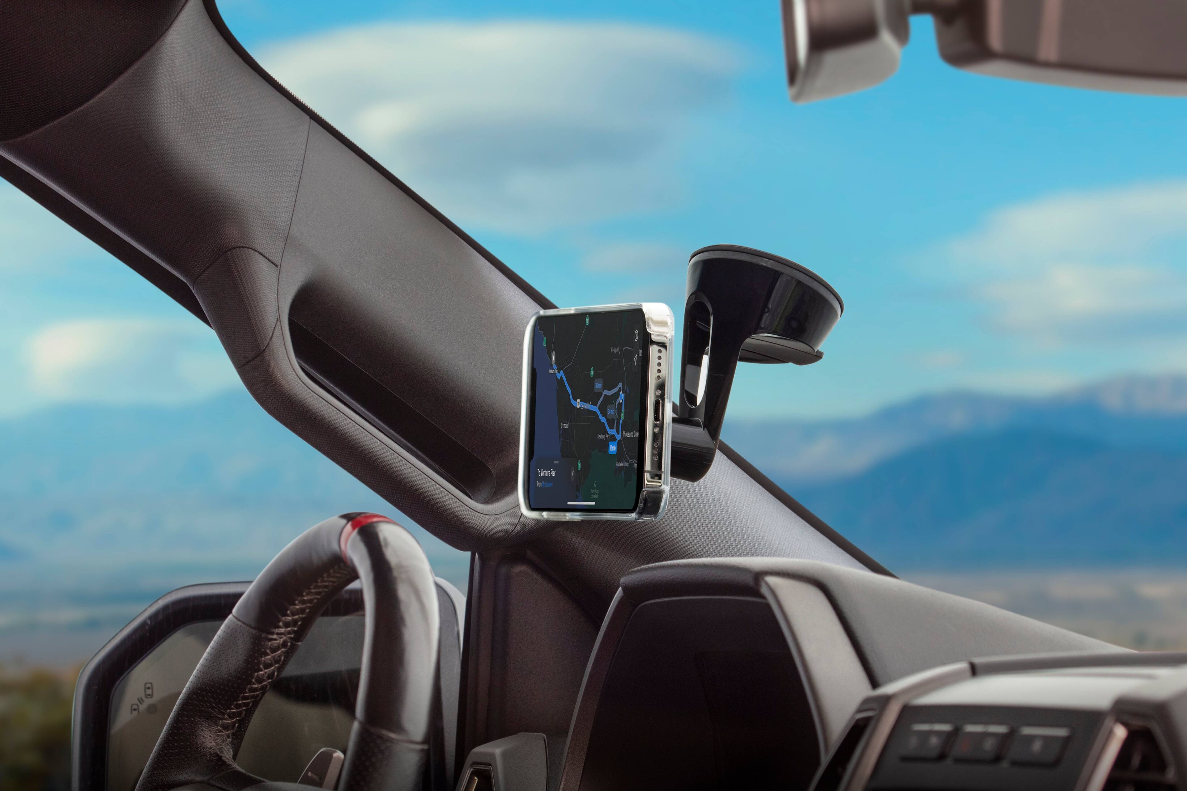 Left. Scosche - MagicMount Pro² Window / Dash for most Cell Phones - Black.