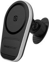 Scosche - MagicMount Pro Charge5 Dash / Vent for most Cell Phones - Black - Front_Zoom