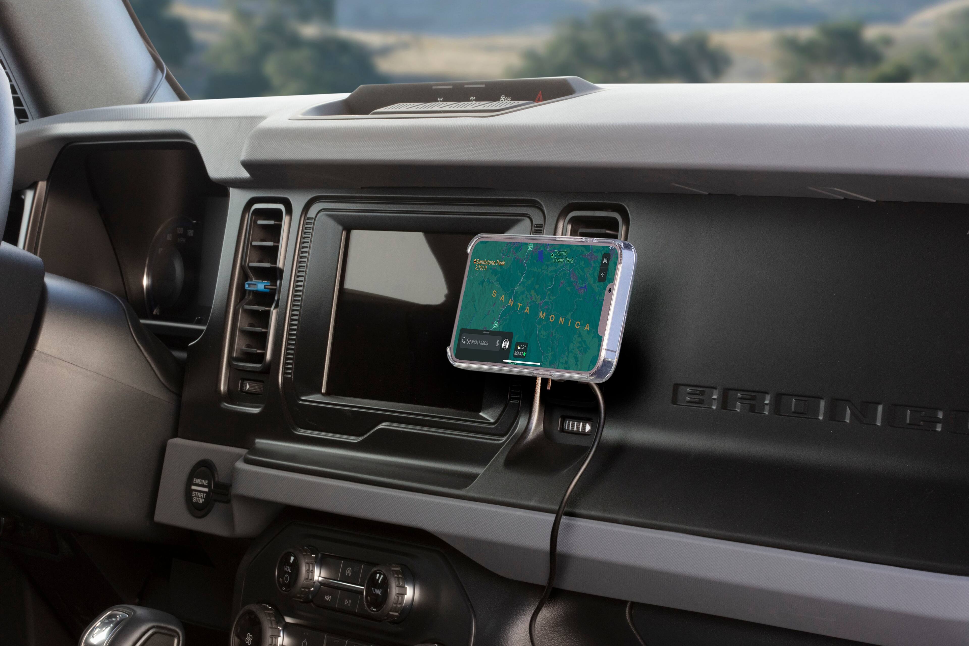 Alt View 12. Scosche - MagicMount Pro Charge5 Dash / Vent for most Cell Phones - Black.