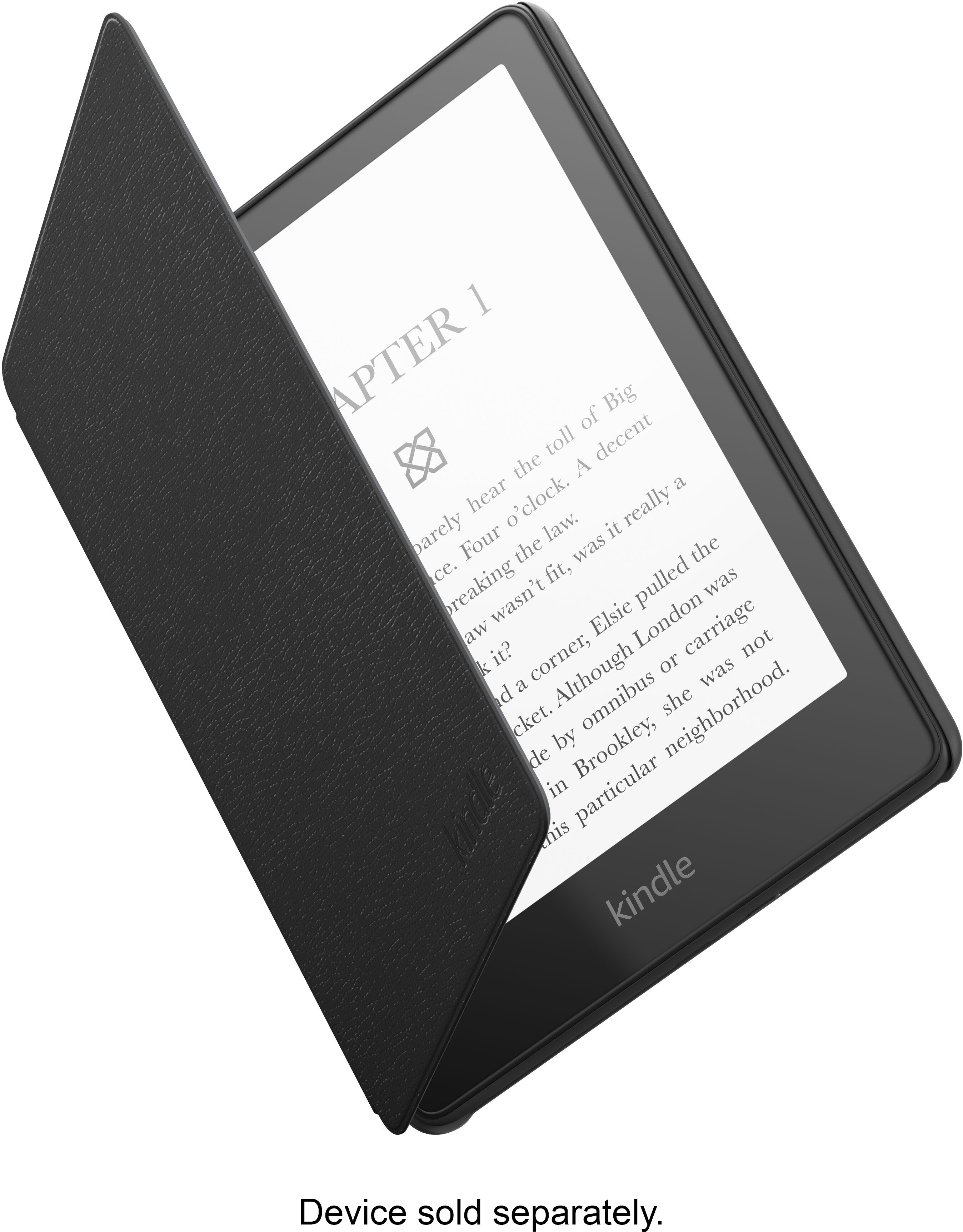 Amazon Kindle Paperwhite Leather Case (11th Generation-2021) Black
