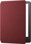 Front. Amazon - Kindle Paperwhite Leather Case (11th Generation-2021) - Merlot.