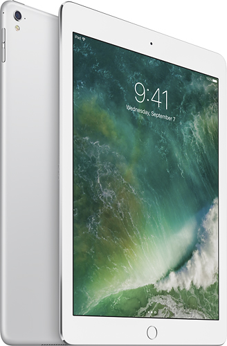 Apple - Geek Squad Certified Refurbished 9.7-Inch iPad Pro with WiFi - 128GB - Silver