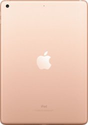 Apple - Geek Squad Certified Refurbished iPad 6th gen with Wi-Fi - 128GB - Gold - Back_Zoom