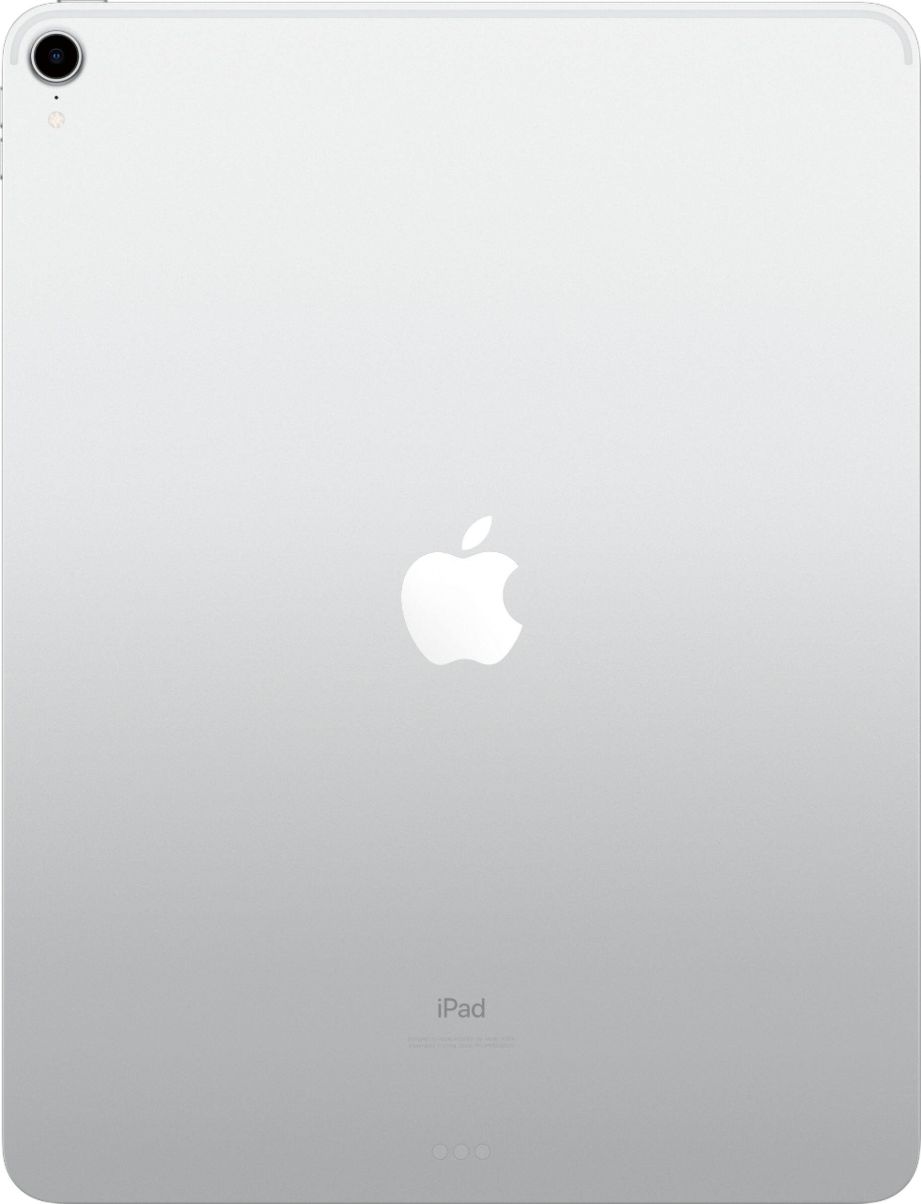 Back. Apple - Geek Squad Certified Refurbished 12.9-Inch iPad Pro with Wi-Fi - 64GB - Silver.