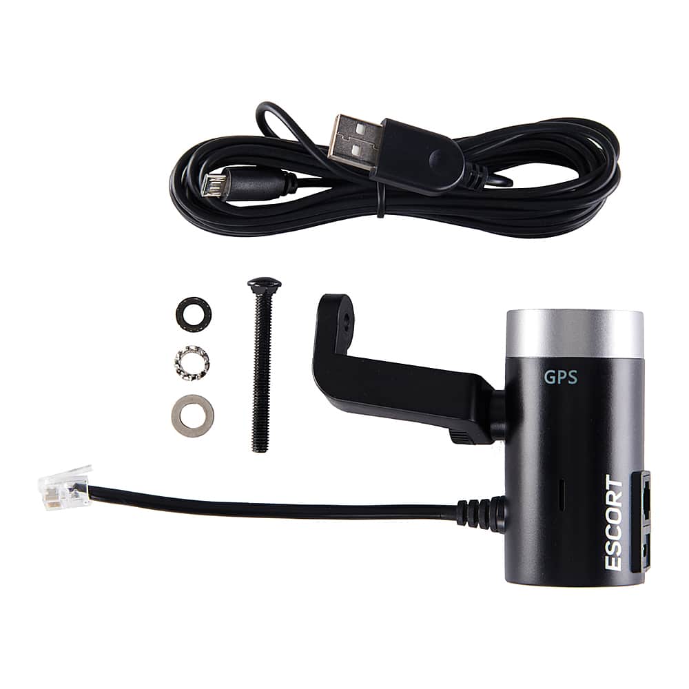 Alt View 12. Escort - M2 Radar-Mounted Smart Dash Cam - Gray.