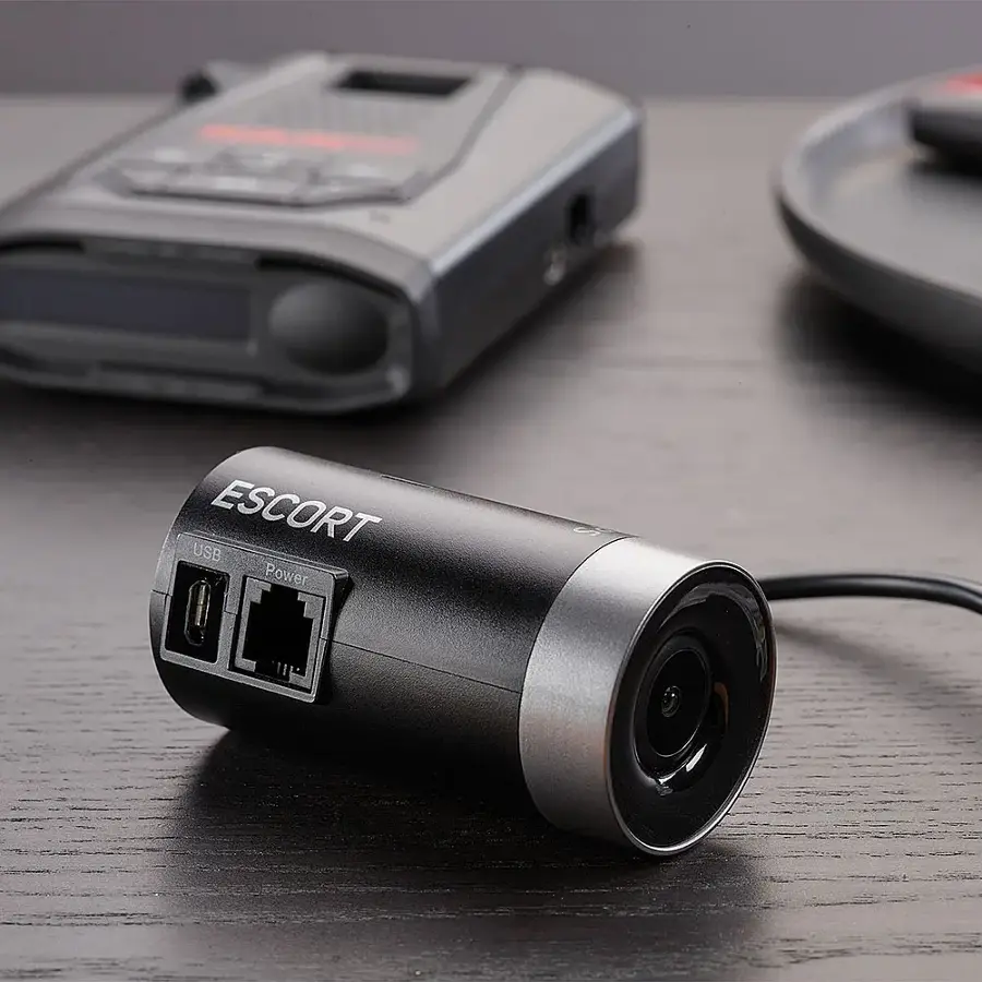 Alt View 13. Escort - M2 Radar-Mounted Smart Dash Cam - Gray.
