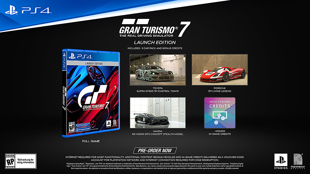 Best Buy: Gran Turismo 7 Launch Edition PlayStation 4 1000029399