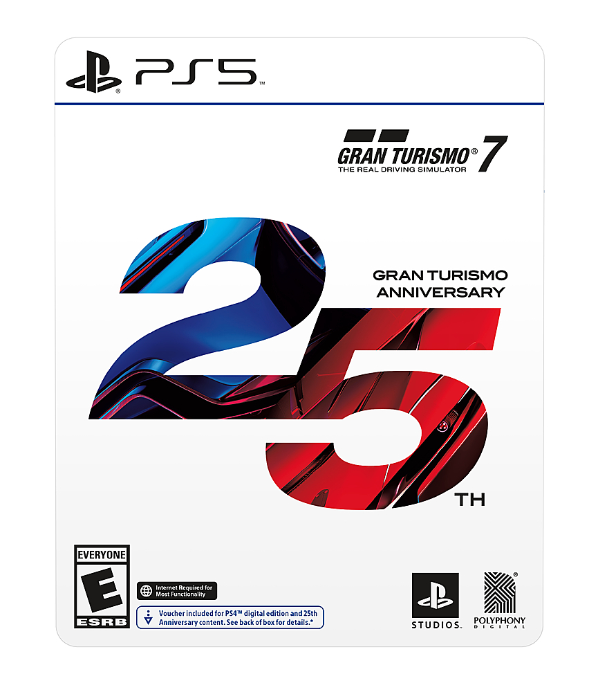 Best Buy: Gran Turismo 7 25th Anniversary Edition PlayStation 5, PlayStation  4 1000029163