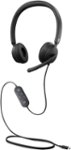 Front. Microsoft - Modern USB Headset - Wired, On-Ear Headphones, Noise-Cancelling Microphone, In-Line Controls, for Teams & Zoom - Black.