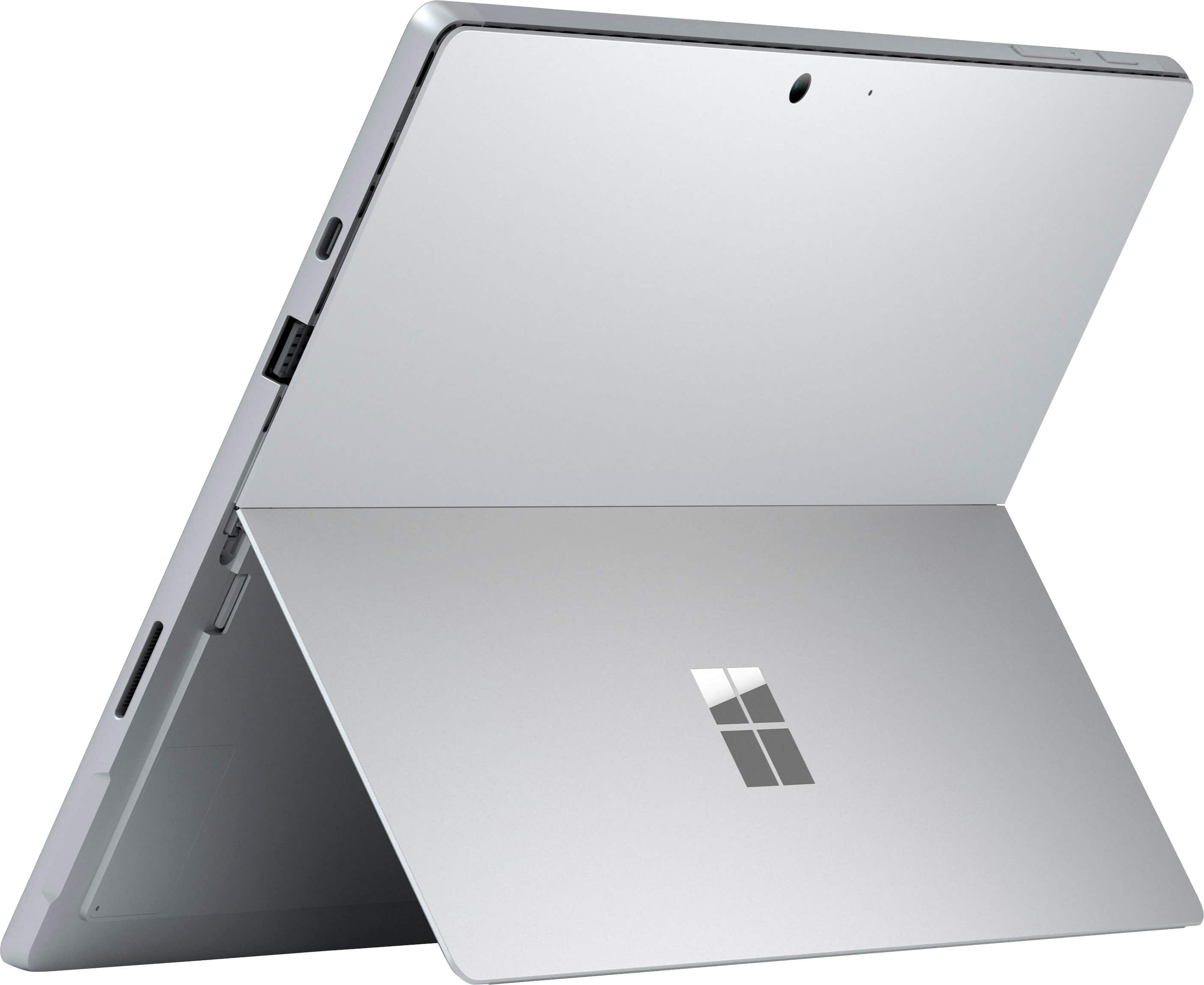  Microsoft Surface Pro 7 – 12.3 Touch-Screen - 10th Gen Intel  Core i5 - 8GB Memory - 128GB SSD – Platinum with Black Type Cover :  Electronics