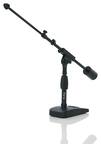 Front. Gator Frameworks - Telescoping Boom Mic Stand - Black.