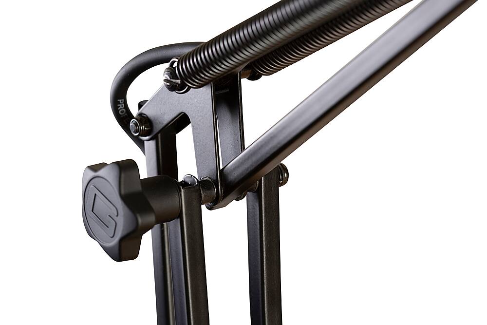 Alt View 13. Gator Frameworks - Desk-Mounted Broadcast Boom Stand - Black.