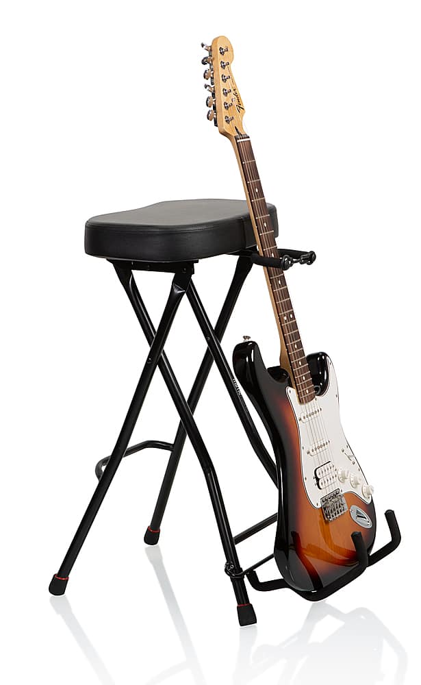 Alt View 13. Gator Frameworks - Guitar Stool w/ Stand - Black.