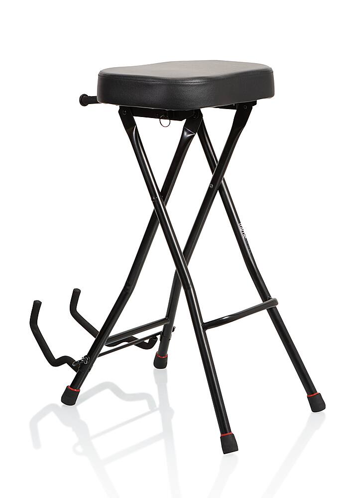 Left. Gator Frameworks - Guitar Stool w/ Stand - Black.