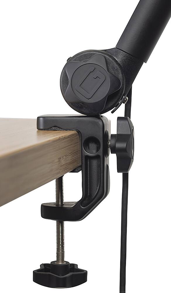 Alt View 12. Gator Frameworks - Deluxe Desktop Mic Boom Stand - Black.