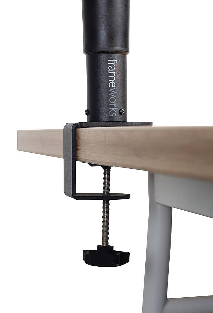 Alt View 12. Gator Frameworks - Clamp-On Studio Monitor Stand - Black.