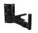 Front. Gator Frameworks - Wall Mount Speaker Stands - Black.
