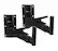 Alt View 11. Gator Frameworks - Wall Mount Speaker Stands - Black.