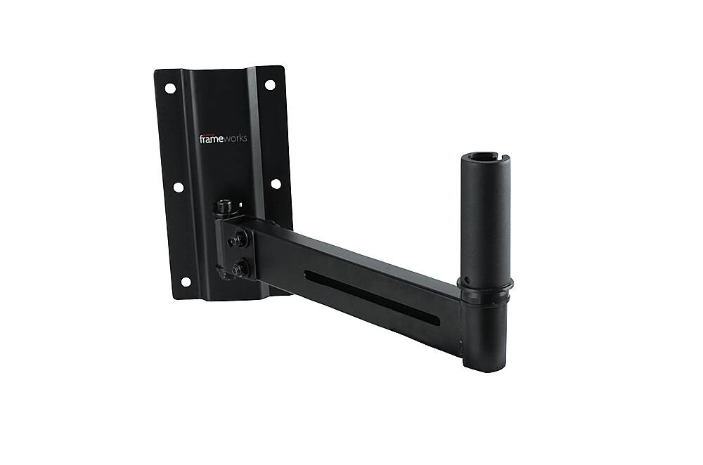 Alt View 12. Gator Frameworks - Wall Mount Speaker Stands - Black.